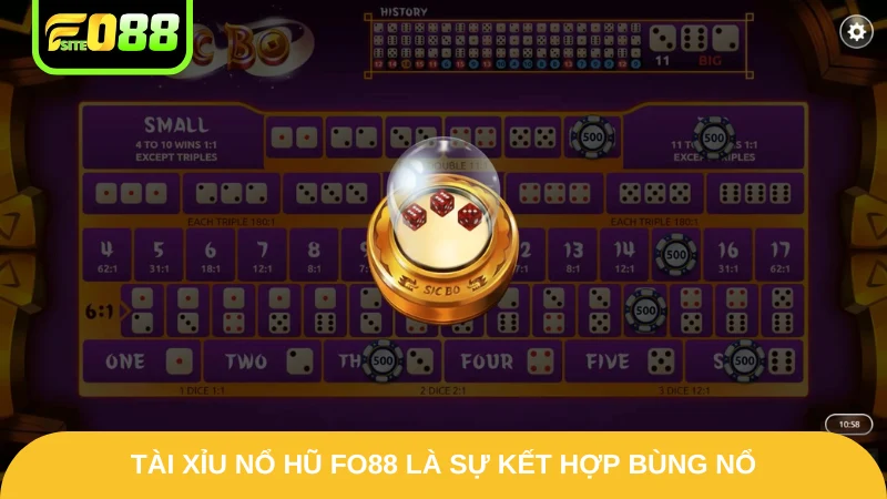 Tài Xỉu Nổ Hũ - Nguyên Tắc Chơi Kịch Tính Bùng Nổ Cảm Xúc 2 Tài xỉu nổ hũ Fo88 là sự kết hợp bùng nổ